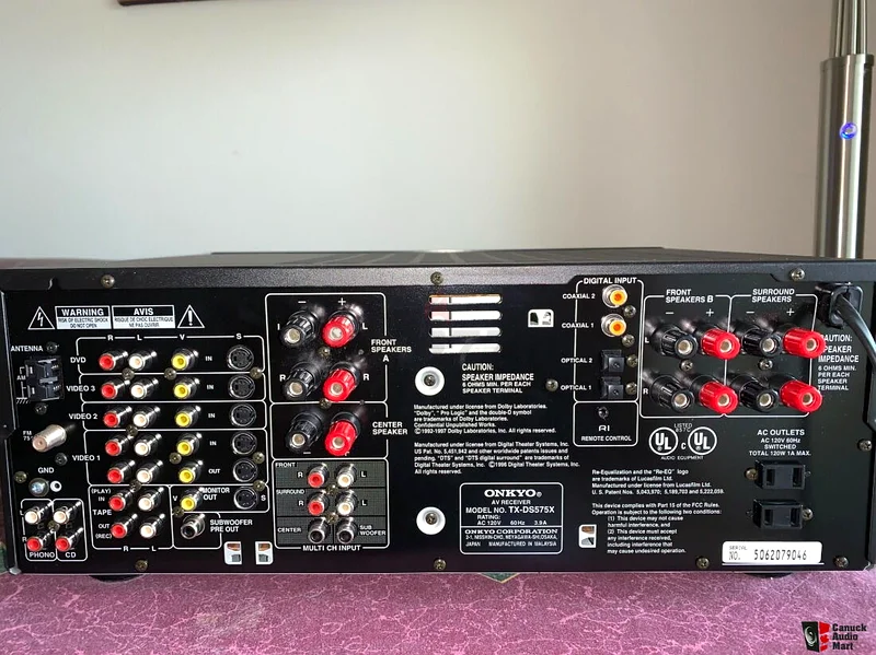 Onkyo TX-DS575 AV Receiver Home Theatre Amplifier63165245081219112