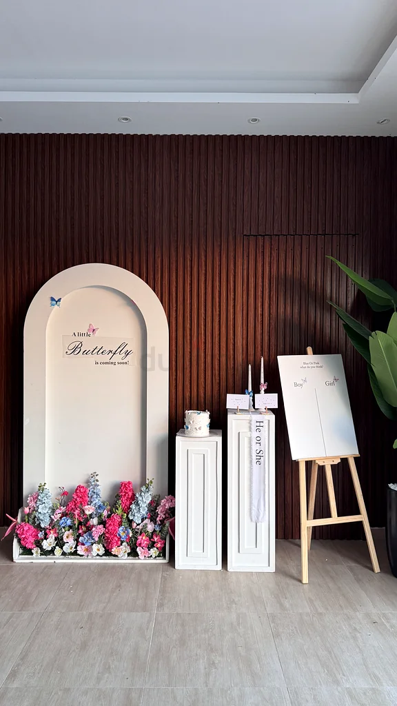 Backdrop Stand + 2 Tables خلفية ستاند حفلات مع طاولتين62929656094467113