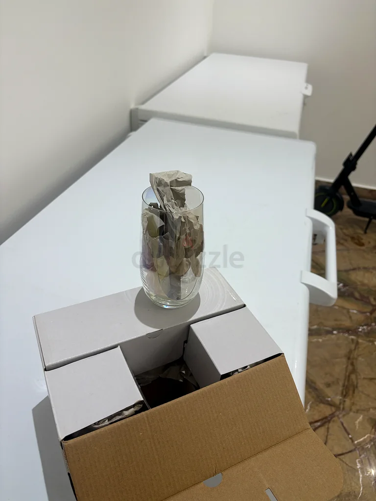 مجموعة زجاج هيبالي أنيقة من هوم سنتر - 6 أكواب عصرية لتجربة طعامك!63215374949633111