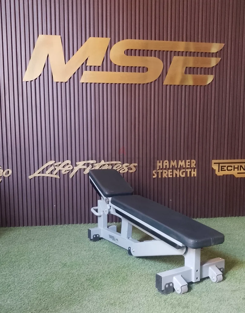 Technogym fitness Pure Strength Bench in grey63243683476098112