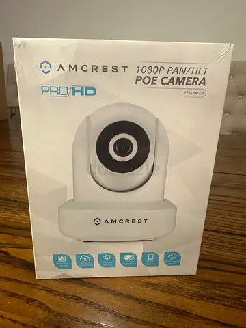 Amcrest ProHD 1080P PoE Pan/Tilt/Zoom Indoor IP Camera - Amazing Features, Brand New