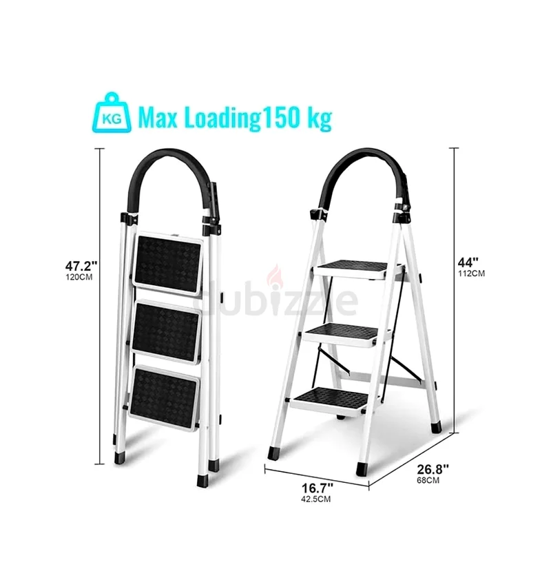 Foldable Ladder 3 Steps up to 150 KG63189113495809111