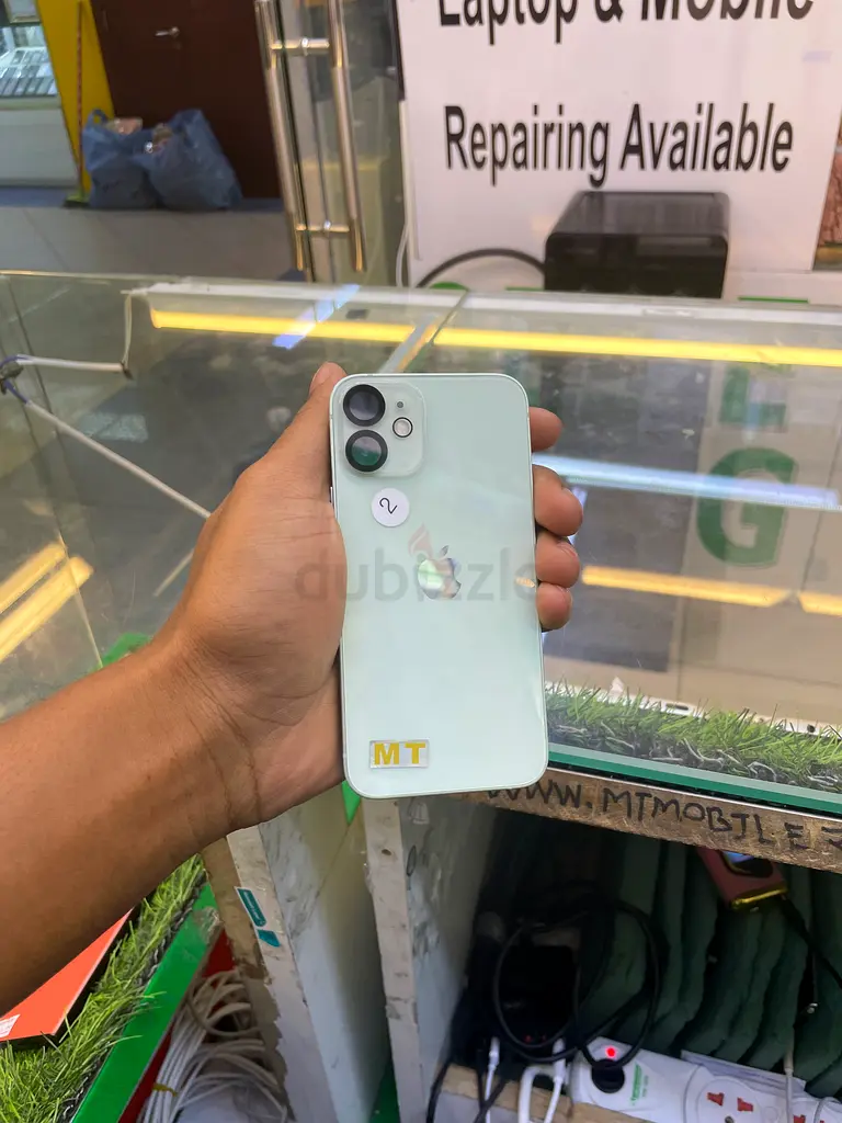I have an iPhone 12 mini, 64 GB, for 750 AED.