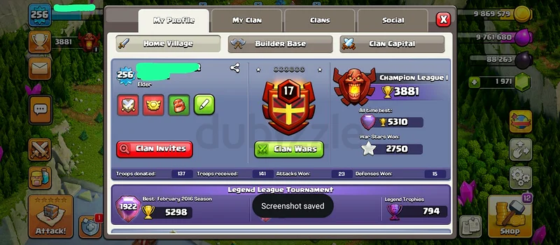 Epic Clash of Clans Accounts for Sale!63201167356289111