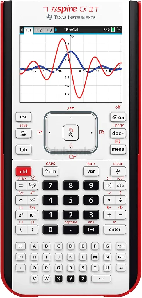 حاسبة تكساس إنسترومينتس الرسومية TI-Nspire CX II-T63262402340353110