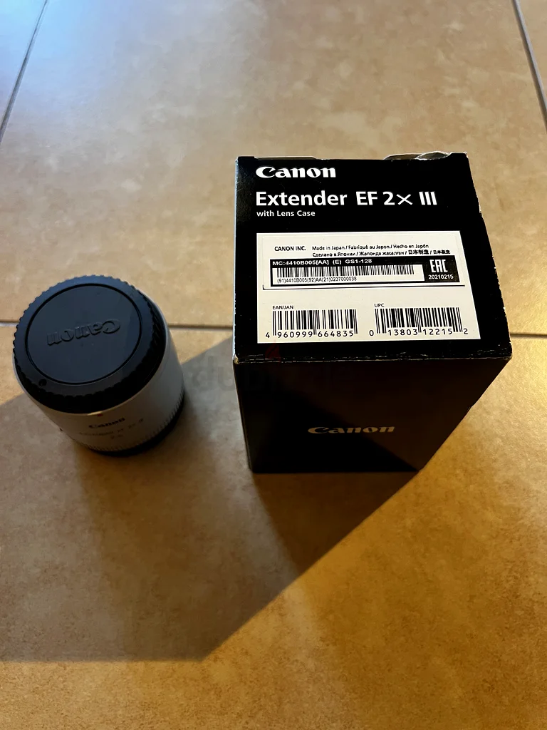 مُطابق تكبير Canon Extender EF 2x III - قم بتعزيز أداء عدستك!629316718635551122