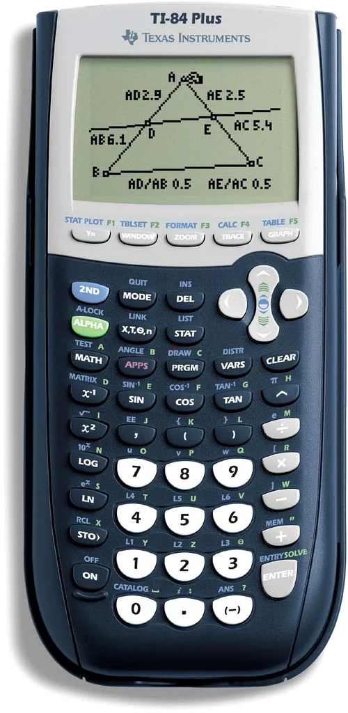 آلة حاسبة بيانية من تكساس إنسترومينتس TI-84 بلس (نموذج قديم)63261815441409110