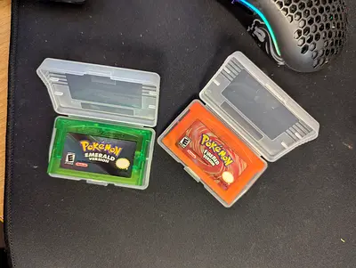 Rare Pokémon Game Repo Cartridge Collection: Emerald  Fire Red!