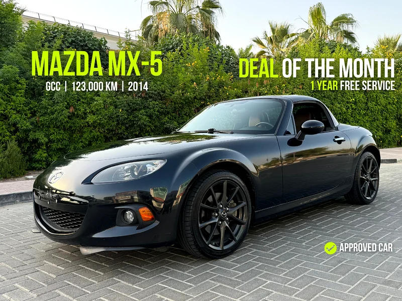 مازدا MX-5 قير خفيف مكشوف مع سقف صلب | سجل صيانة كامل | خدمة مجانية لمدة سنة63135491298433110