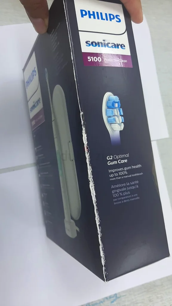 New Philips Toothbrush Sonicare Protectiveclean 5100 HX6857/11 White / Mint63216353879682112