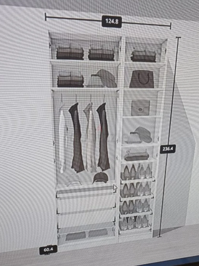 IKEA closet for sale used for less than 1 year62865809115522114
