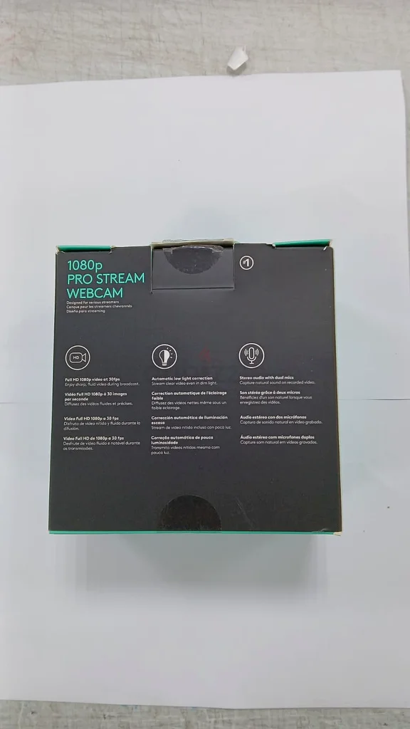 Logitech Webcam 1080p Pro Stream (960-001211) Black63256597227777112