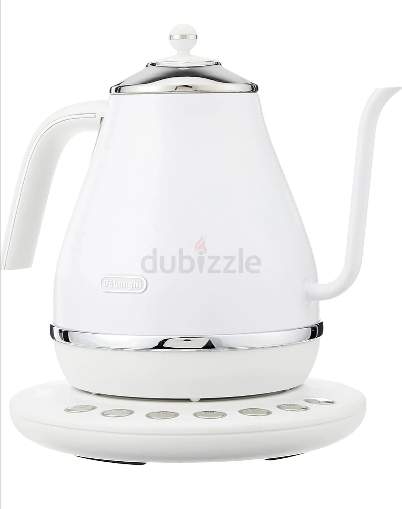 DeLonghi Icona Café 1L Gooseneck Kettle KBOE2030.W, White63254502041858113