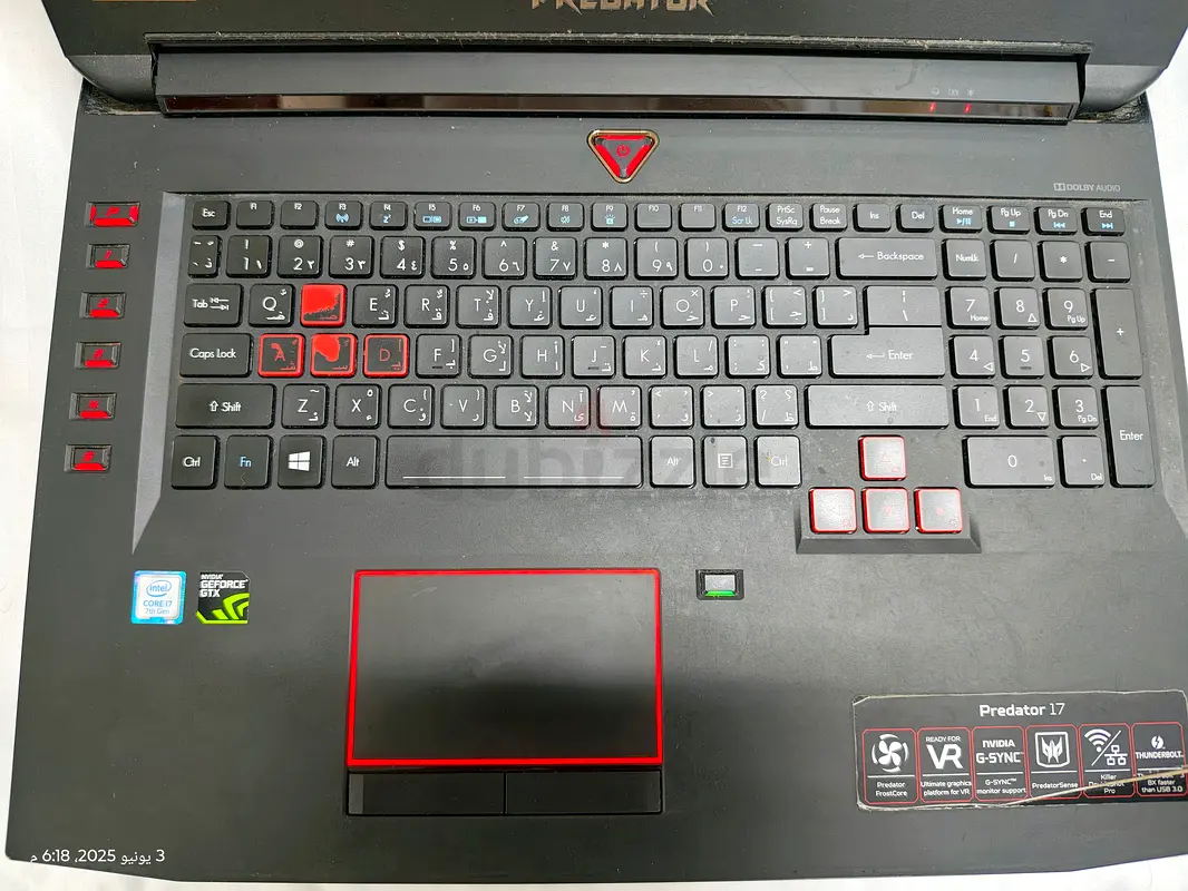 Acer Predator 17 4K i7 GPU 1060 Gaming63255525872385113