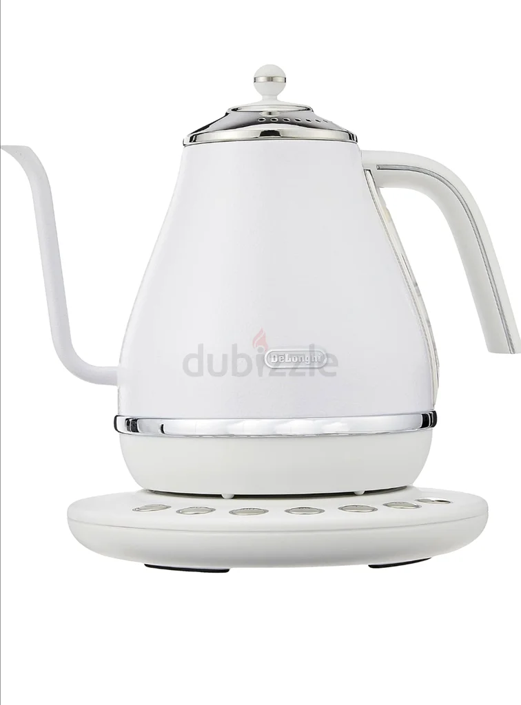 DeLonghi Icona Café 1L Gooseneck Kettle KBOE2030.W, White632545020418581122