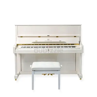 Heinrich HUP-121W Upright Piano – High Gloss White