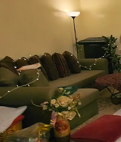 L shape sofa cum bed / corner sofa ikea with storage... urgent sale