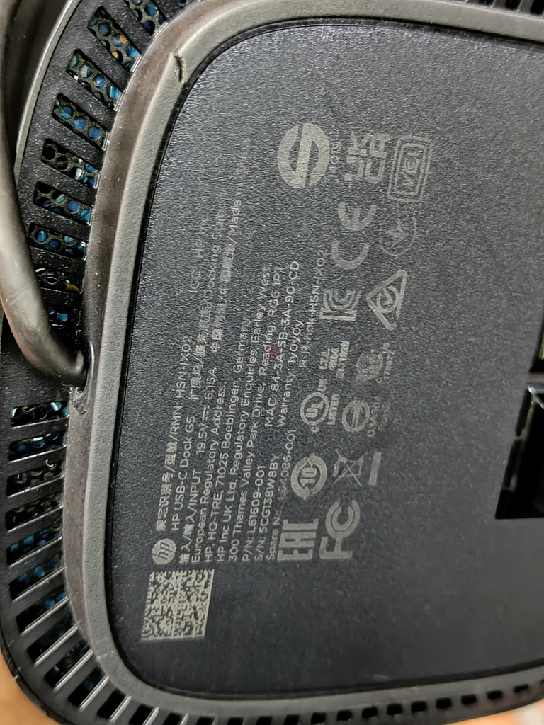 محول HP USB-C Dock G5 متوافق مع الأجهزة ذات المنفذ من النوع C، بما في ذلك أجهزة لابتوب أبل بنظام التشغيل ماك أو إس63253965820034111