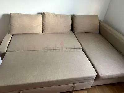 L shape sofa com bed