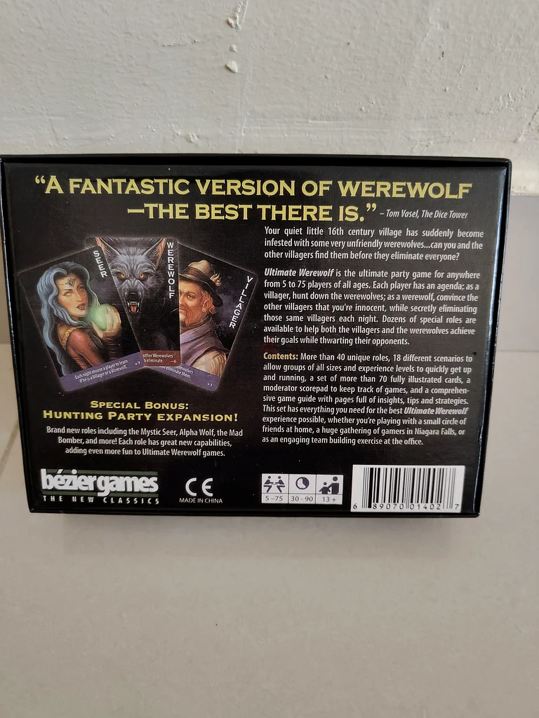 Brand New Werewolf game Aed 2063227806548867111