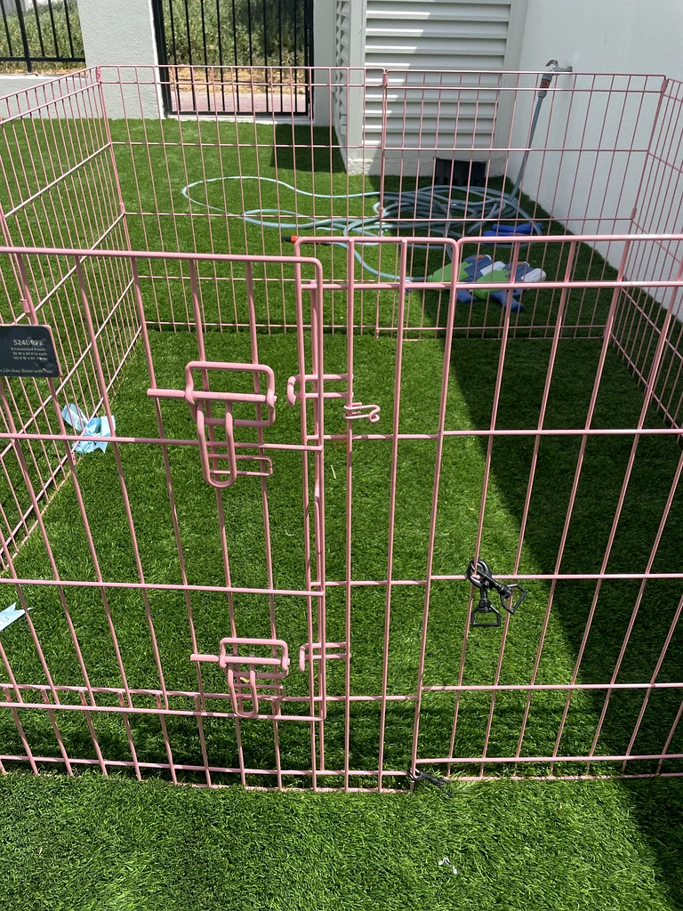 Pets fence. Foldable 8 pieces. Metal.62930649318146111