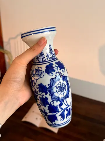 Home Decor – Blue Pottery Pot Ceramic art flower pot vase