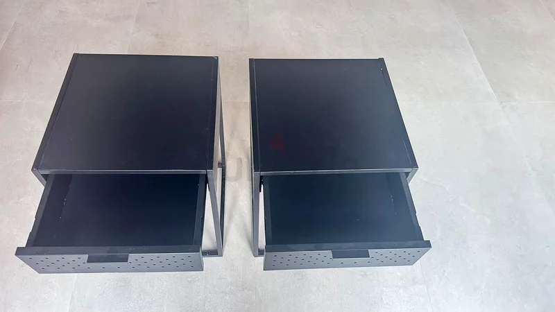 Bedside metal table 1 drawer black 40*40*5963217820141697111