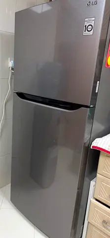 LG 427 Liters Top Mount Refrigerator, Dark Graphite Silver - GN-B492SQCL | FREE DELIVERY