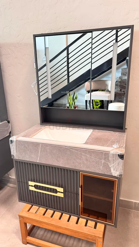 NEW bathroom set cabinet with sink 80*5063185236089859112