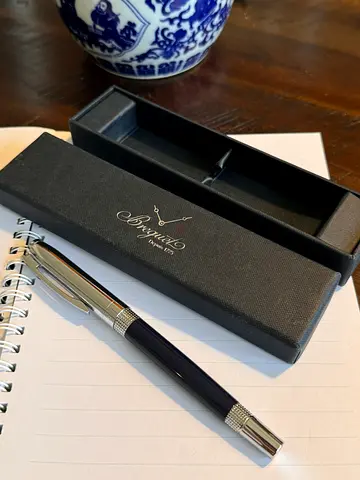 price reduced！！BREGUET Rollerball PenBlue Swiss made gel-ink cartridge + one extra spare