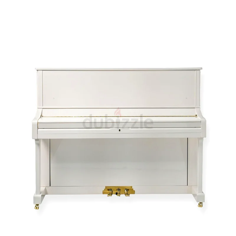 Heinrich HUP-121W Upright Piano – High Gloss White63265605356930112