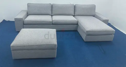 Selling IKEA kivik lshape sofa with footstool