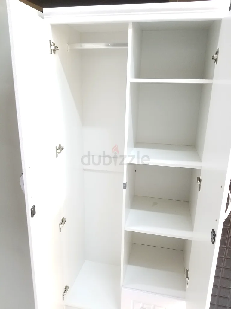 Wood Family Cupboard 2 door white + mirror62863821837699111