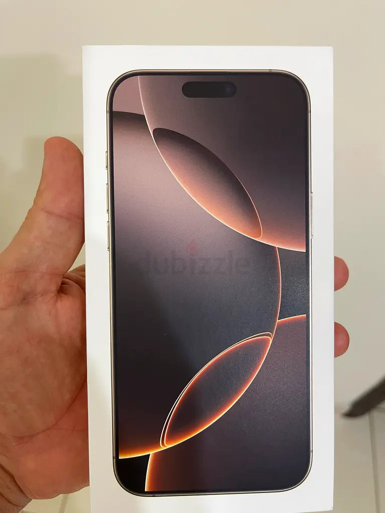 Brand New Apple  iPhone 16 Pro Max 256gb. Desert titanium. TDRA UAE version. Box pack. New non