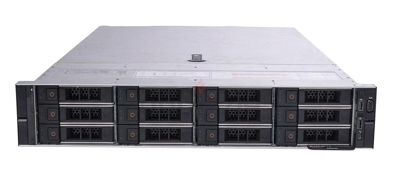 خادم DELL R740XD بسعة 512 جيجابايت من ذاكرة الوصول العشوائي DDR4، و96 نواة معالج، ومعالجان من نوع Intel Xeon Platinum (8160)، وقرص صلب من نوع SAS بسعة 32 تيرابايت63266081391363111