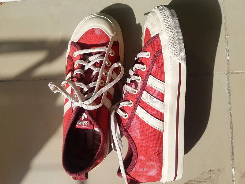 Stylish Red Adidas Sneakers - Perfect for Casual Wear!63238102080643110