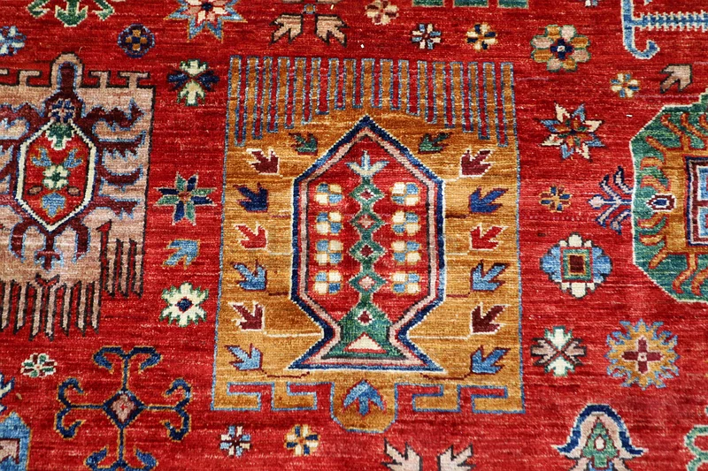 سجادة يدوية على الطراز الفارسي الزاهية - مثالية لغرفة معيشتك!63215376707202114