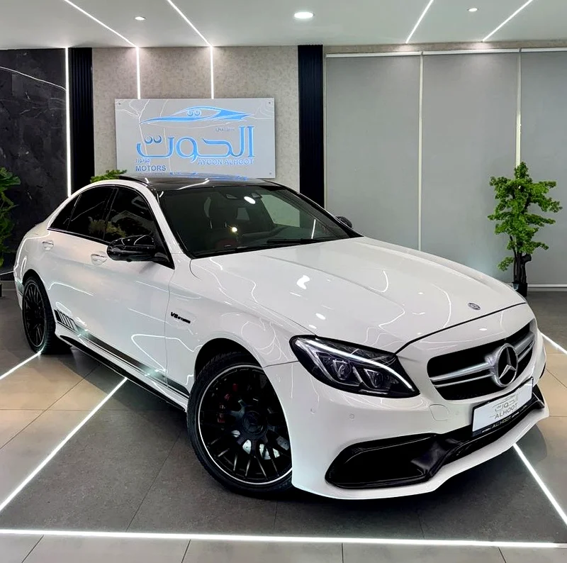 FACE LIFTED TO 2020 AMG MERCEDES C63S  V8 || FULLY LOADED || LIKE NEW || GCC62932673295745112