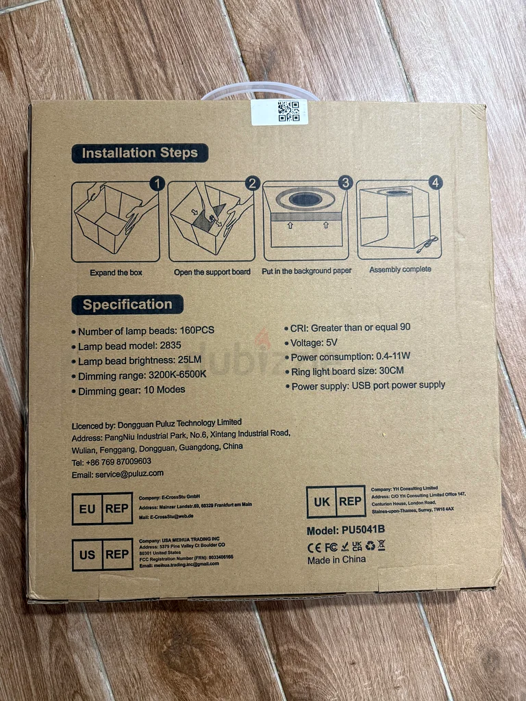 Foldable LED ring studio box63203188773379111