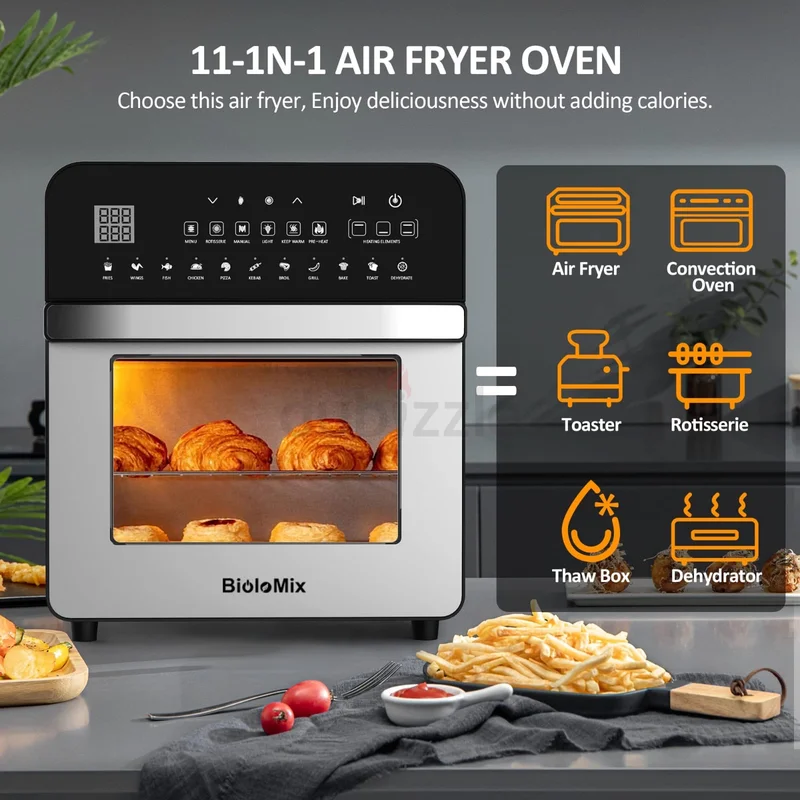 BioloMix 15Liter Dual Heating Air Fryer Oven _Brand New62932694261633113