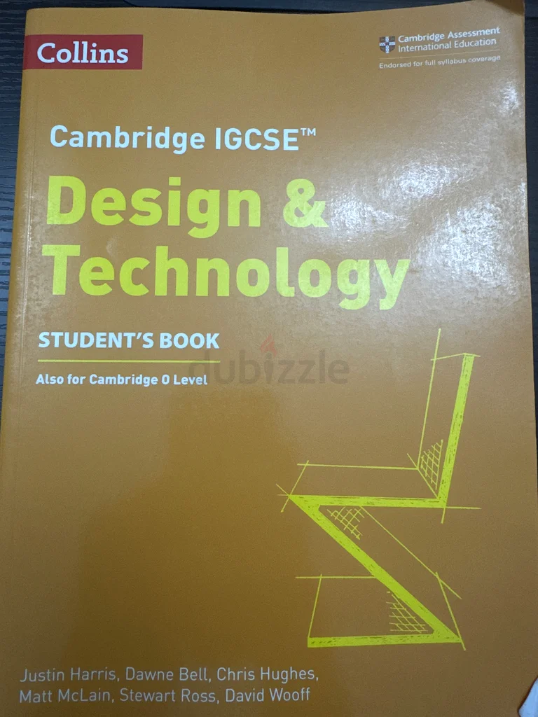 Cambridge O level and IGCSE Design  Technology Students Book!63264066001921110