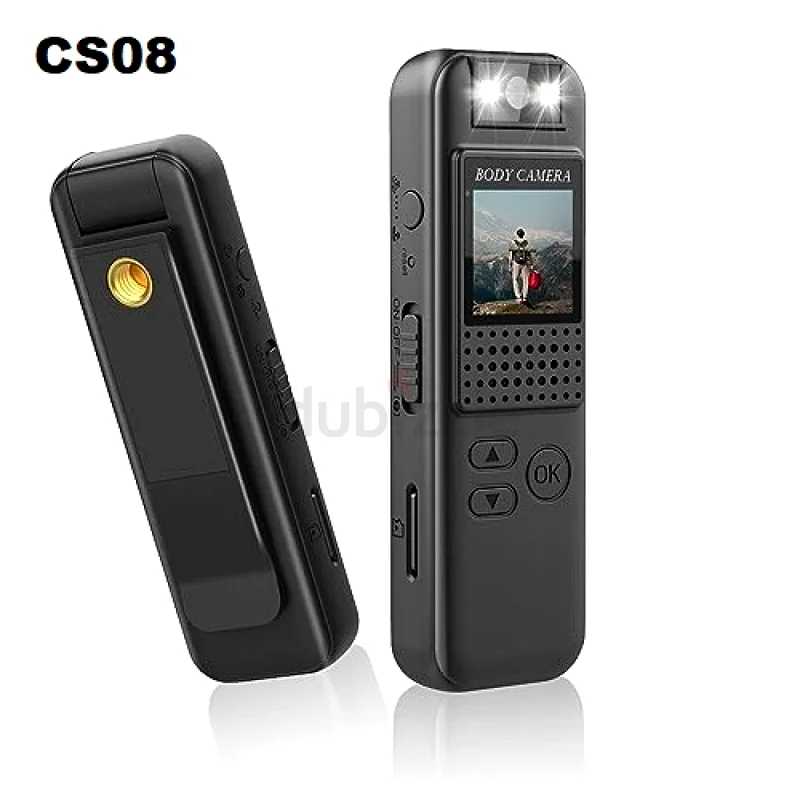كاميرا رياضية صغيرة CS08 بدقة HD وعدسة دوارة بزاوية 180° ورؤية ليلية632351140234271128