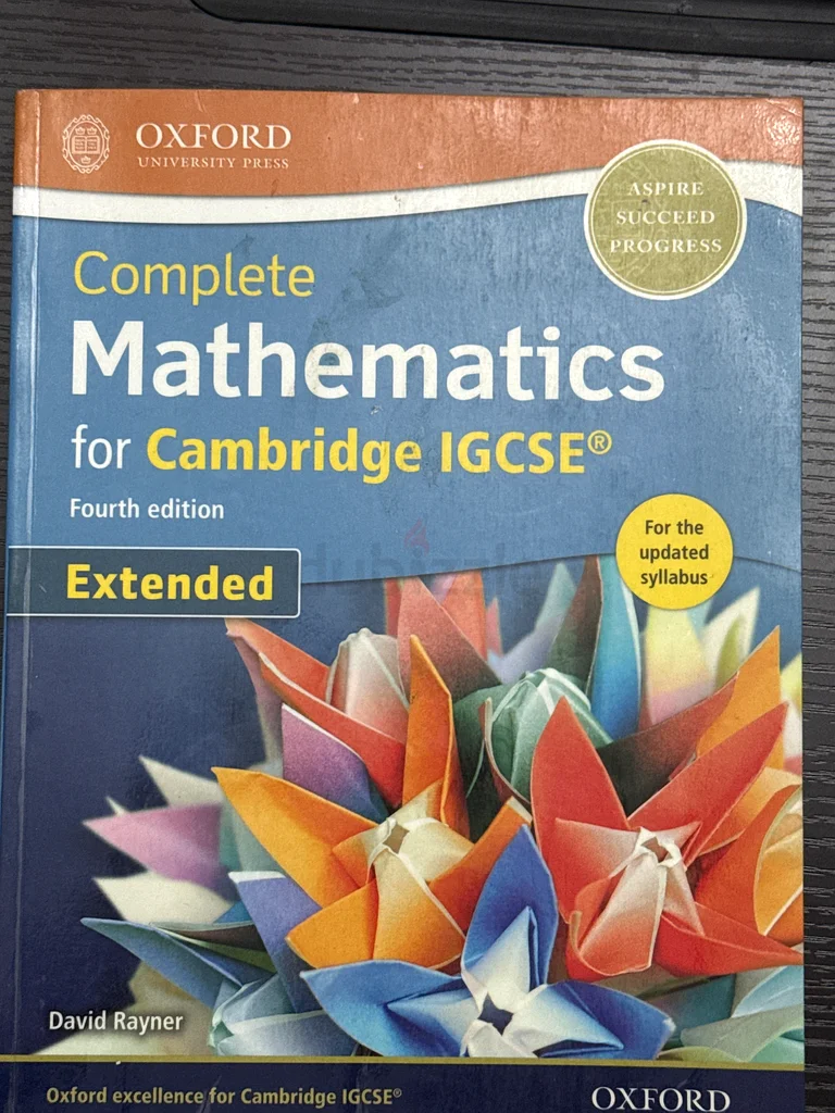 (OXFORDS) Mathematics for Cambridge IGCSE (Extended) - 4th Edition63264065960449110