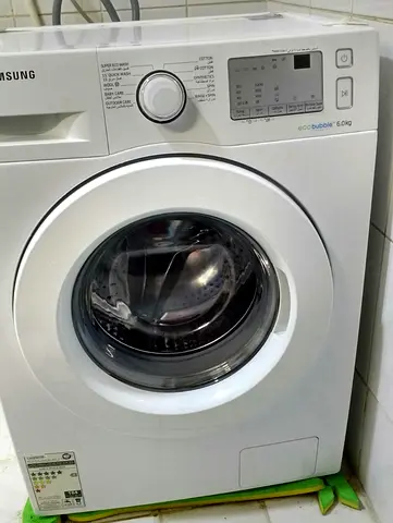 Samsung Front Load Washing Machines , 6 kg , White , Eco Bubble  WW60J3063LW FREE DELIVERY +WARRANTY