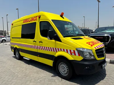MERCEDES SPRINTER  2016 GCC AMBULANCE All medical first aid supplies inside the car full option very