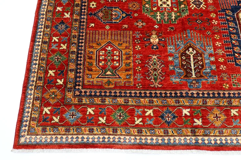 سجادة يدوية على الطراز الفارسي الزاهية - مثالية لغرفة معيشتك!63215376707202112