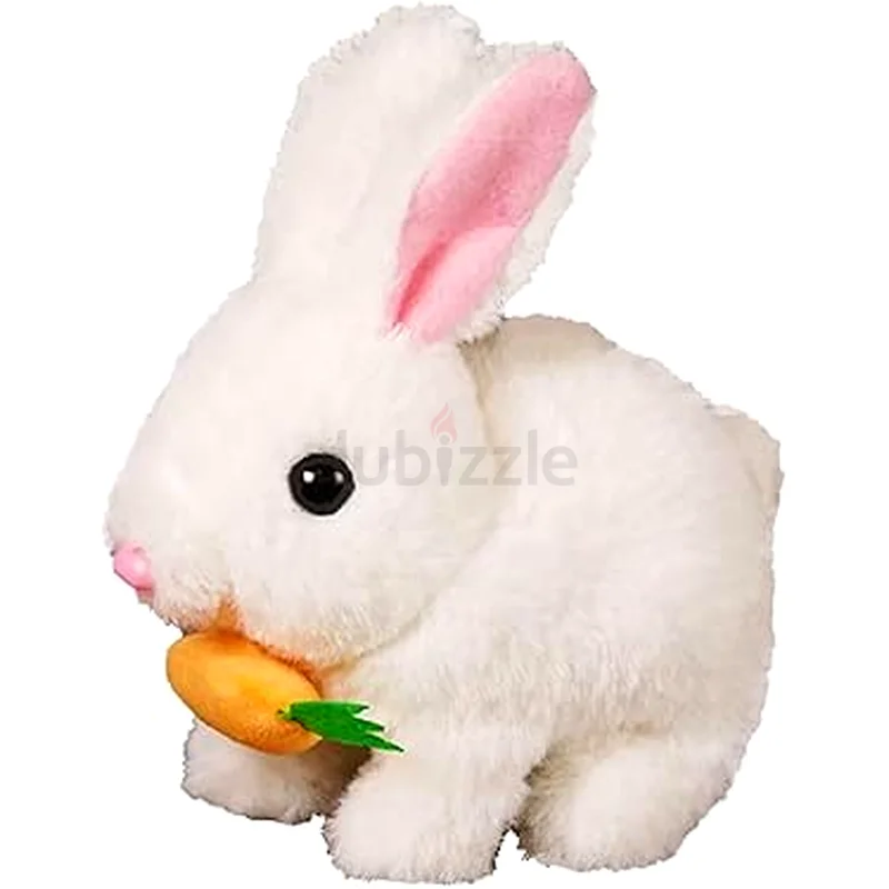 Cute Fluffy Bunny Toy – Interactive Rabbit That Moves and Nods – Perfect Gift for Boys and Girls63208383265665112