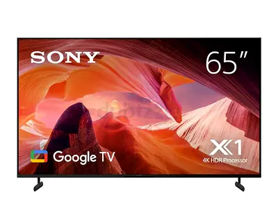 Sony BRAVIA 65 Inch TV 4K UHD LED Smart Google TV - KD-65X80L (2023 Model) - UAE Version