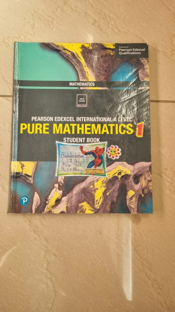 مستوى بيرسون إديكسيل الدولي في الرياضيات البحتة 1 كتاب الطالب62935676448771117