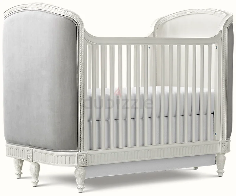 RH Belle Upholstered Crib63265599191169113
